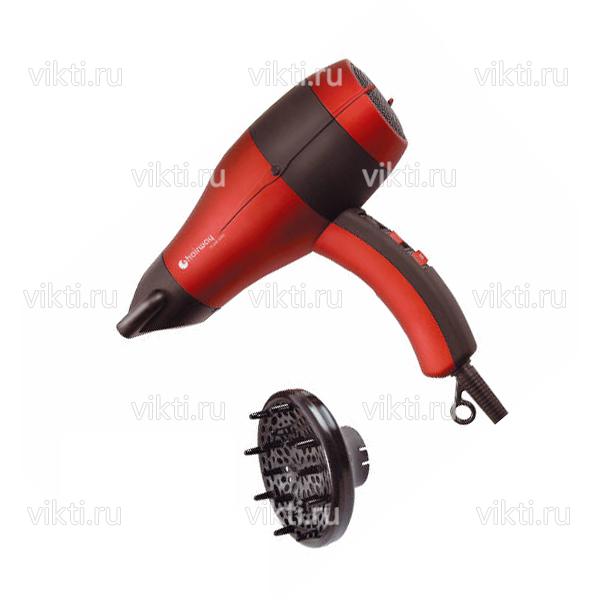 Фен для волос Hairway Flame Ceramic & Ionic + диффузор 03058