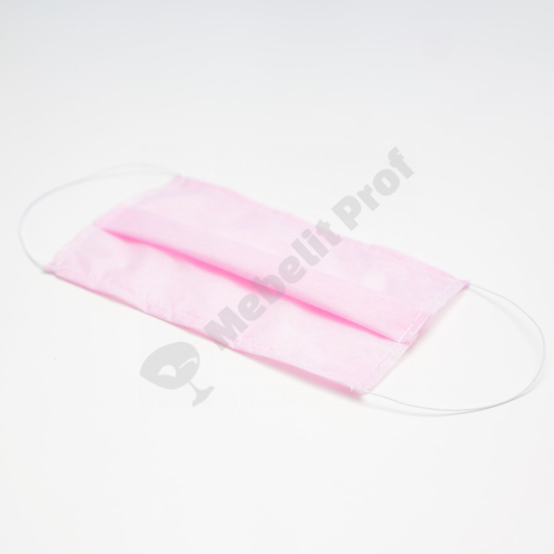 картинка Маска техслойная на резинках розовый от магазина Mebelit-Prof